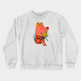 Smell The Flowers Crewneck Sweatshirt